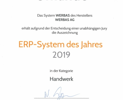 ERP-System des Jahres
